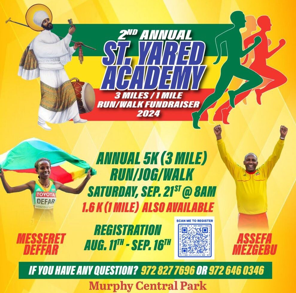 2nd Annual St. Yared Academy 5K Fundraiser Run/Walk/Jog